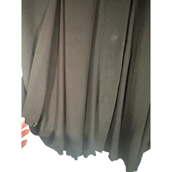 Joseph Ribkoff Black 3/4 Cuffed Sleeve Button Front Collared Dress Women Sz 8 - Picture 6 of 10